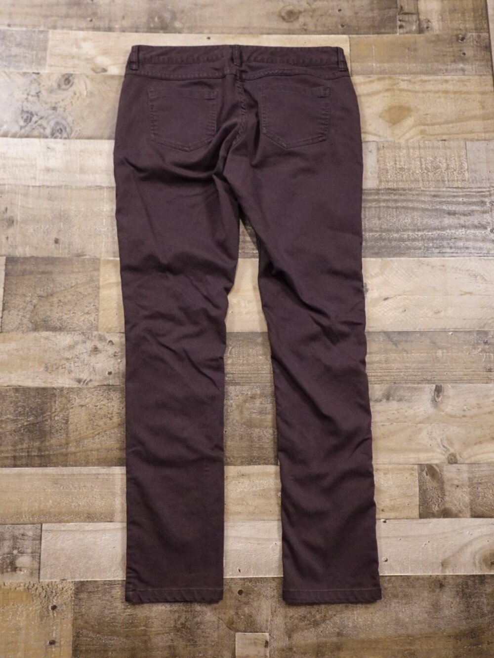 Toad&Co Silvie Skinny Jeans Women’s 12 Eggplant Purple Stretch Denim Mid Rise - Picture 9 of 13